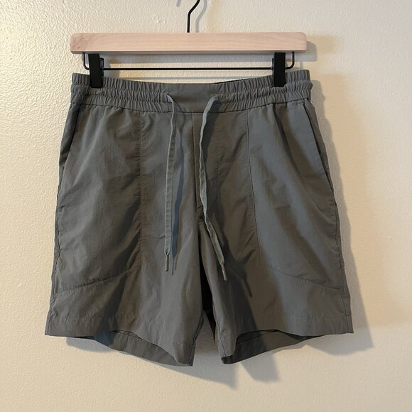 Lululemon Mens Small Bowline 6” Linerless Shorts Green Athletic Gorpcore Active - Picture 1 of 8